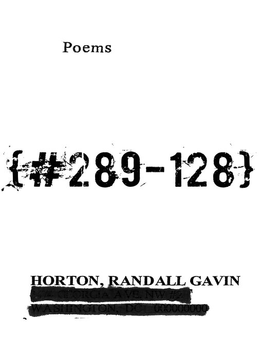 Title details for {#289-128} by Randall Horton - Available